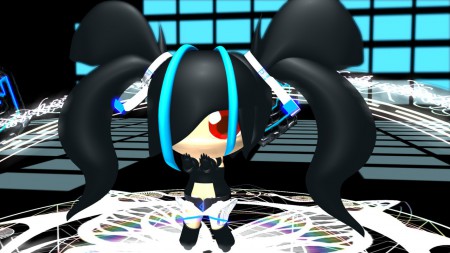 顔改良前のオリキャラの3D人形