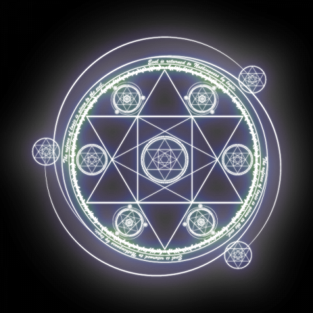 フォトショで作った魔方陣